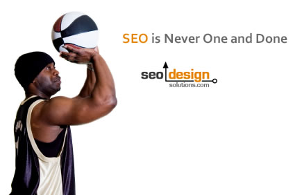 one-and-done SEO is Never One and Done!