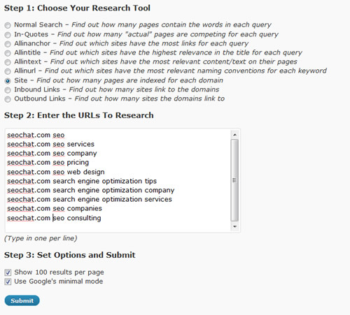 site-keyword-option-minimal-mode How Many Occurrences Do Competitors Have for Keywords?