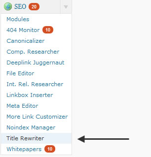 title-rewriter-dashboard Title Rewriter Module