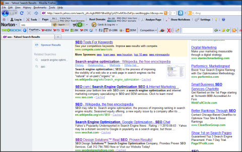 yahoo-snapshot-for-seo Yahoo Search Results