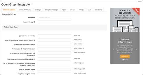 SEO Ultimate 7.6.2. has additional Twitter Card Functionality